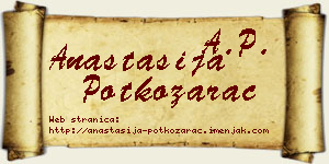 Anastasija Potkozarac vizit kartica